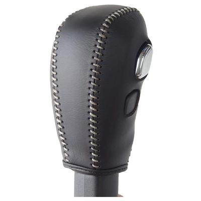 Tricolore Exchange DIY Shift Knob Leather Wrap Kit for Toyota Roox eK Wagon and eK X Black Leather and with Moon White Stitching (B44-48), (B33/36),