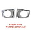 New Car ABS Chrome Accessories Plated Front Fog Lamp Cover Trim Paste Style For ISUZU DMAX D-MAX 2012 2013 2014 2015