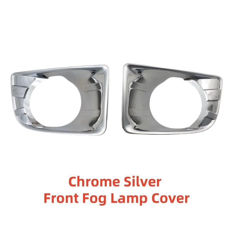 New Car ABS Chrome Accessories Plated Front Fog Lamp Cover Trim Paste Style For ISUZU DMAX D-MAX 2012 2013 2014 2015