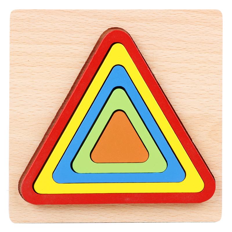 Toddler Puzzles Wooden Toys Montessori Shape Classification Geometric Puzzles Preschool Learning Early Education