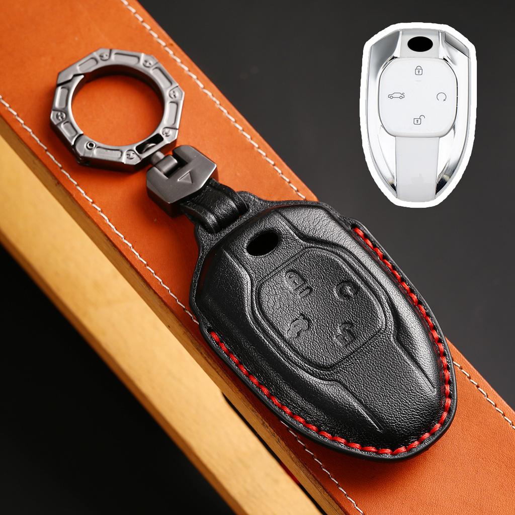 Car Key Protective Cover Is Suitable for Trumpchi Shadow Leopard Special Leather Pure Handmade Three-dimensional 3D Car Products