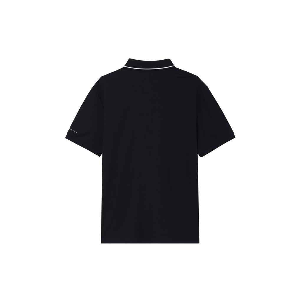 Fila Fashion Casual Cool Knit Short Sleeve Polo Shirt Men Tops Legendary-Blue F11M421115ANV