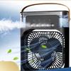 Mini Air Conditioner USB Water Mist Fan 7 Colors LED Light Humidification Fan Home Spray Air Fan Desk Air Cooler Cooling Fan