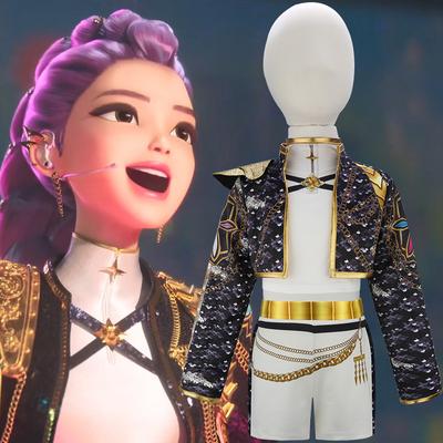Popular Witch Hunter Girl Group Cos Suit K-POP Korean Wave Superstar Rumi Cosplay with the Same Stage Performance Suit