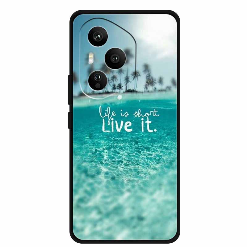 For Honor 400 Pro 5G Case Original Soft Silicone TPU Phone Cases Cover Honor400 Pro DNP-NX9 6.7" Fashion Protector Planet Capa