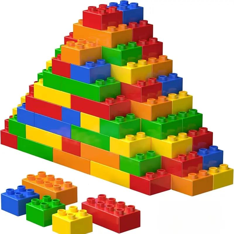Kids Diy Construction Blocks Set Toys Urban Timeless Construction Blocks Assembled Educational Toys For Young Boys Girls Christmas Gift 200Pcs