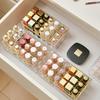 1PCS Transparent Lipstick Organizer, Makeup Brush Storage Tray, Compartment Organizer, 18 Slot Acrylic Makeup Brush Organizer