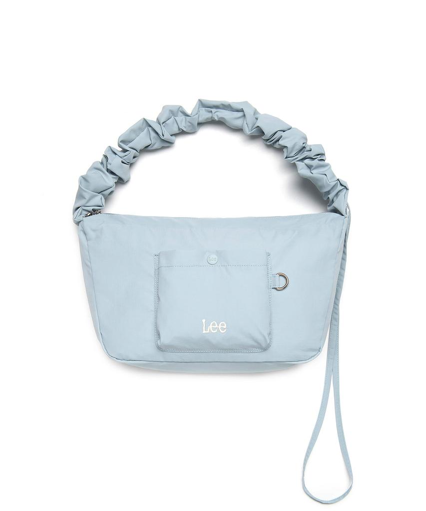 Lee Nylon Two-Way Shirring Bag Light Blue