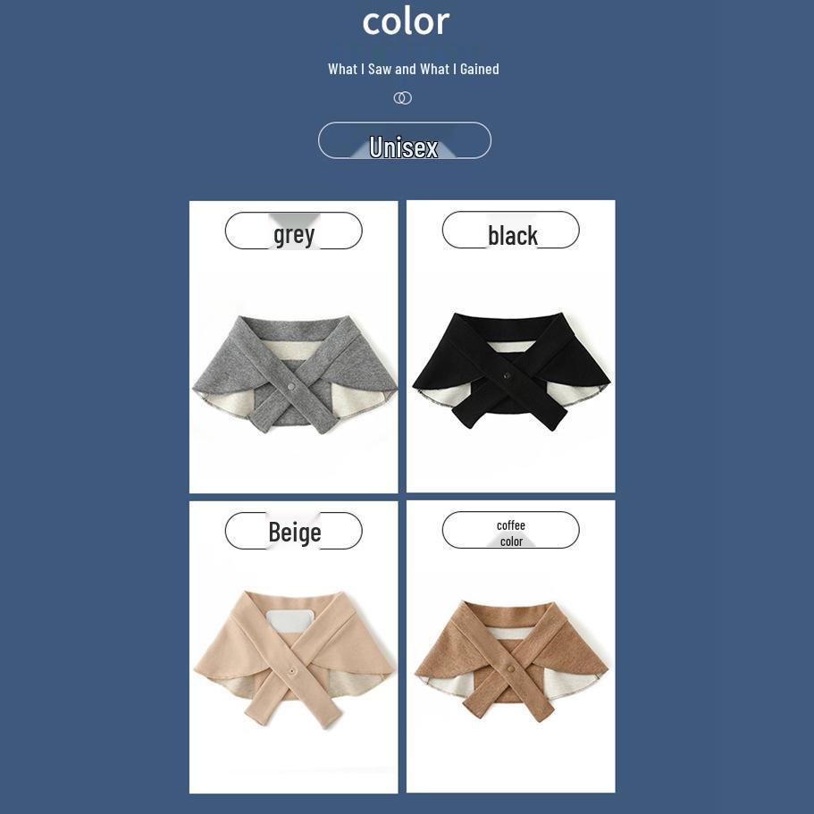 Unisex Summer Neck and Shoulder Warmer: Windproof, Coldproof with Pocket Protection for Air-conditioned Rooms