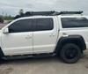 Боковые пороги Dakar V2 с LED (2 шт, металл) для Volkswagen Amarok 2010-2022 гг