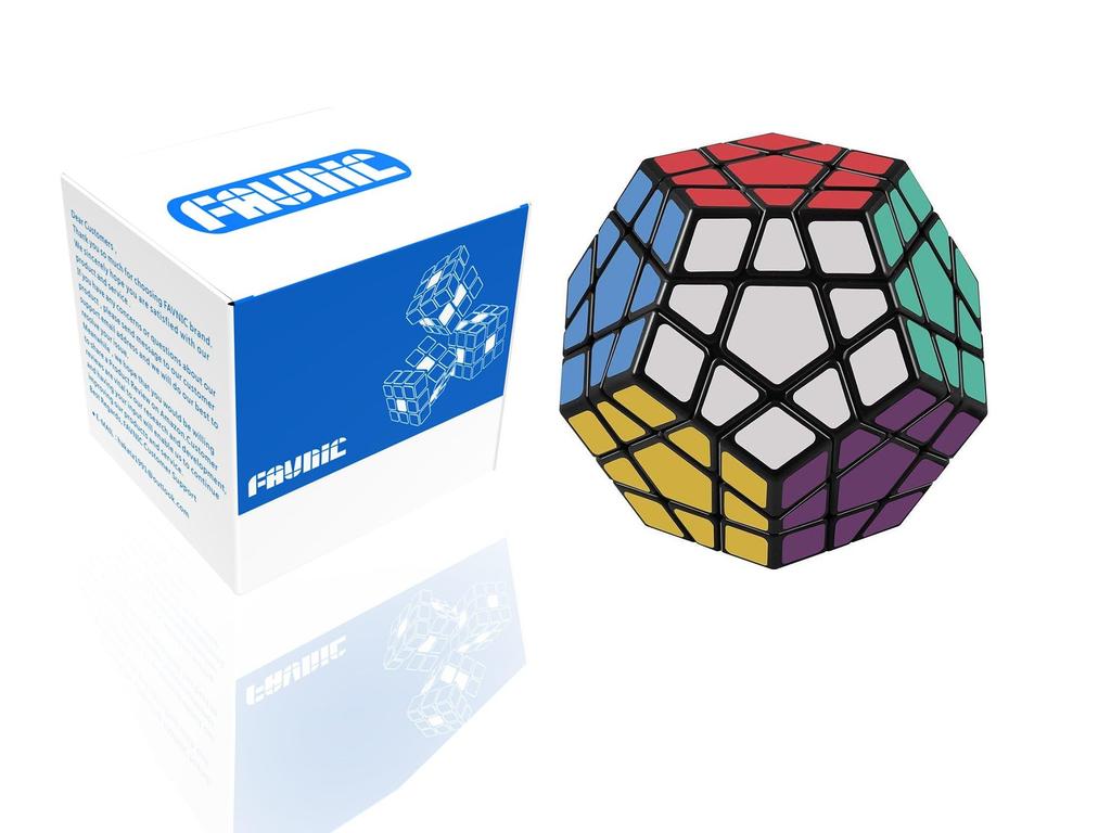 Megaminx Magic Cube, 2x2x2, 3x3x3, 4x4x4, Competition-Style Magic Cube, 3D Puzzle, Educational Toy, Smooth Rotation, Kids Gift, Present, Toy (3x3x3)