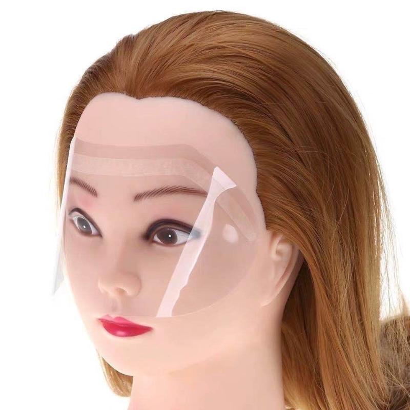 30/60Pcs Hair Cutting Face Shield Disposable Transparent Eye Visor Anti Hair Sticker For Salon Home Hairdressing Diy Haircut