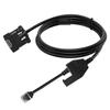 Coppered Cored HDTV Male To RJ45 Male And DC5521 Female Adapter Cable 200cm For Payment Terminals
