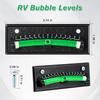 2 Pack Rv Level Bubble,graduated Scale Levels for Precision Leveling,stick on Leveling System for RV, Camper, Trailer and Caravan, High Visibility