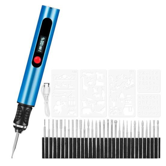 Polishing Pen Cordless Rotary Tool Ultra Long Run Time Fast USB-C Charging Mini Engraving Polishing Tool