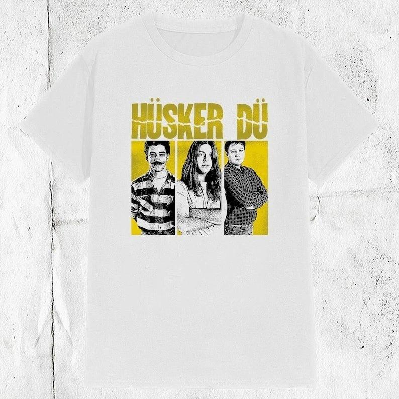 

70s 80s Hüsker Dü Band 100% Cotton T-shirt Mens Tees Top S