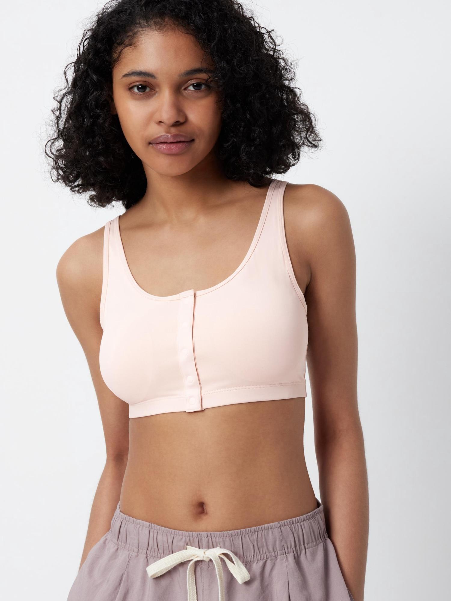 

Uniqlo Япония Бюстгальтер Airism с застежкой спереди 21 LIGHT ORANGE/XS