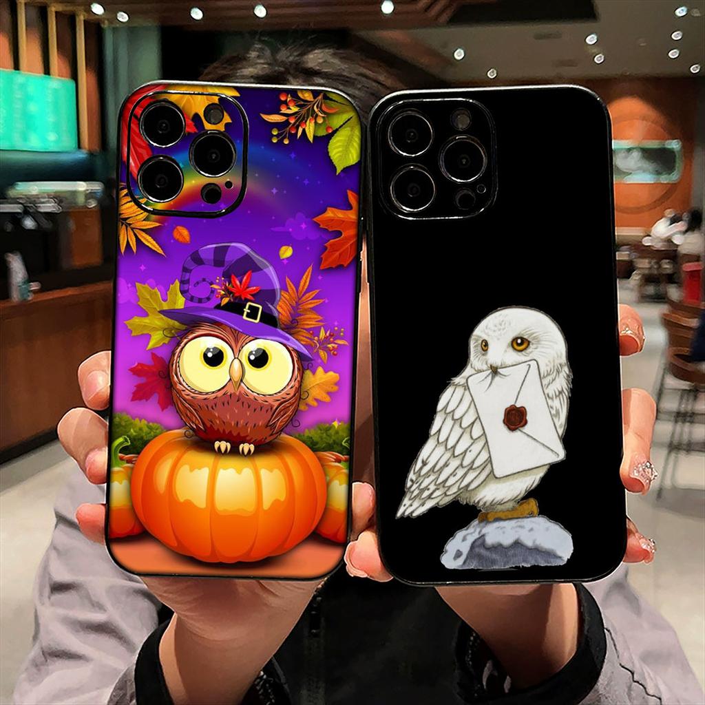 For Xiaomi Redmi 15C 15 A4 A5 9A 9T 10A 10C 9C NFC Note 11 9 8 10 Pro 8T Phone Cover Case Owl Bird Cute