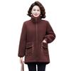 Autumn and winter granular fleece padded jacket large size padded jacket new jacket women's fleece thickened top