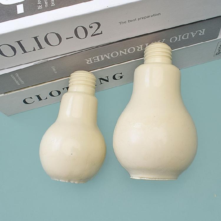Bulb-shape Candle Mold Non-stick Easy to De-mold for Making Soap Candle Plaster