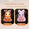 Cute Middle Autumn Festival Lantern LED Light Chinese Style Festival Lantern Material Kits DIY Craft Handmade