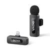Boya BY-V1 Wireless Microphone Lightning Compatible 100m Stable Transmission 9H Noise Cancelling Compact Plug & Play Omnidirectional Sound Pickup