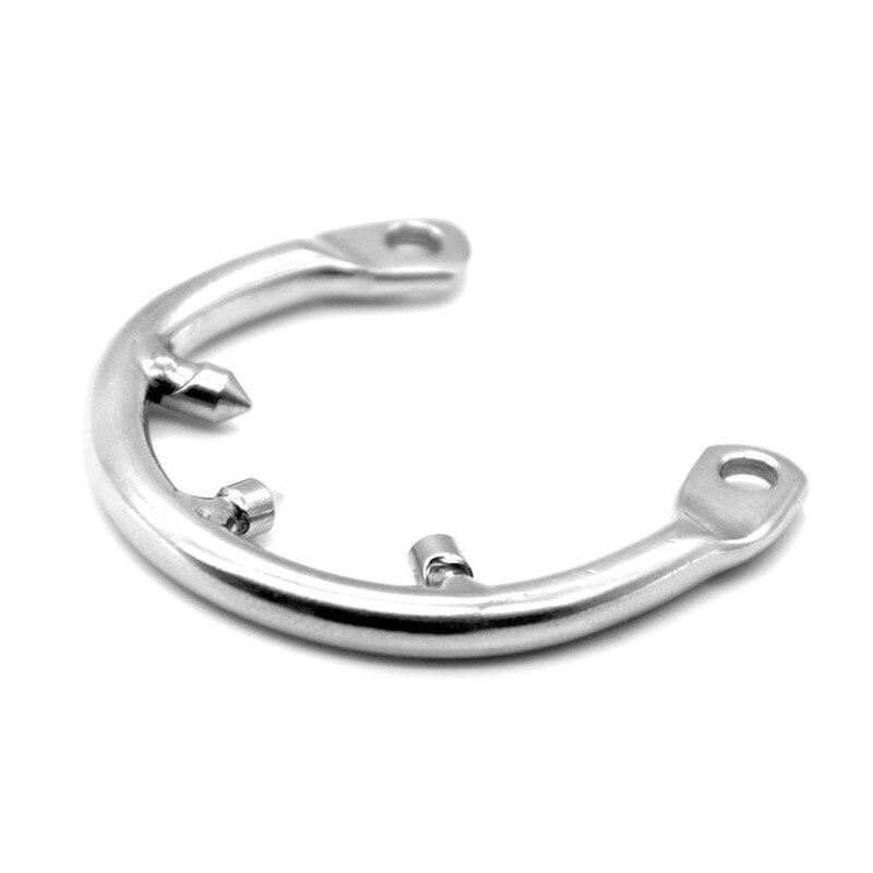 CB Lock for Men Stainless Steel Penis Cage Adult Sex Toy Cock Cage Cockring BDSM Slave  Fetish Urinary Catheter