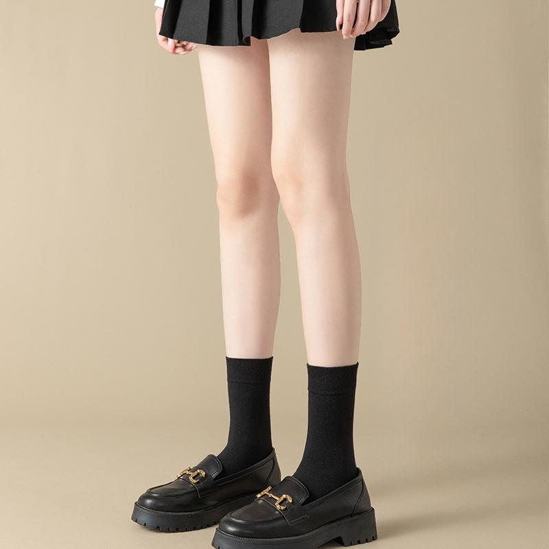 Female Spring and Autumn Pressure Thin Leg Pressure Tube Socks