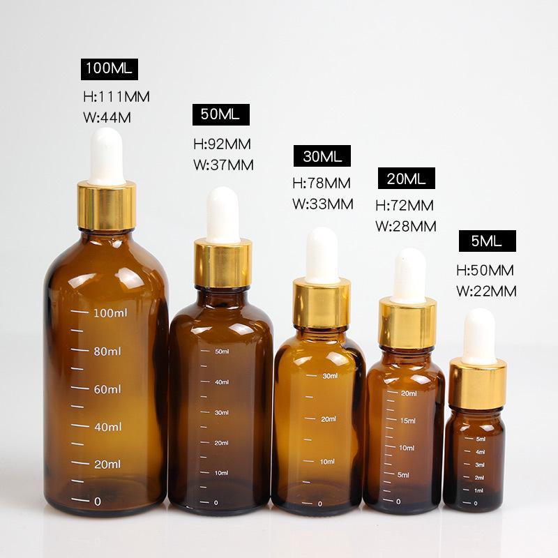 

Флакон для эфирного масла из светонепроницаемого стекла с пипеткой и резиновой головкой 5ml коричневый