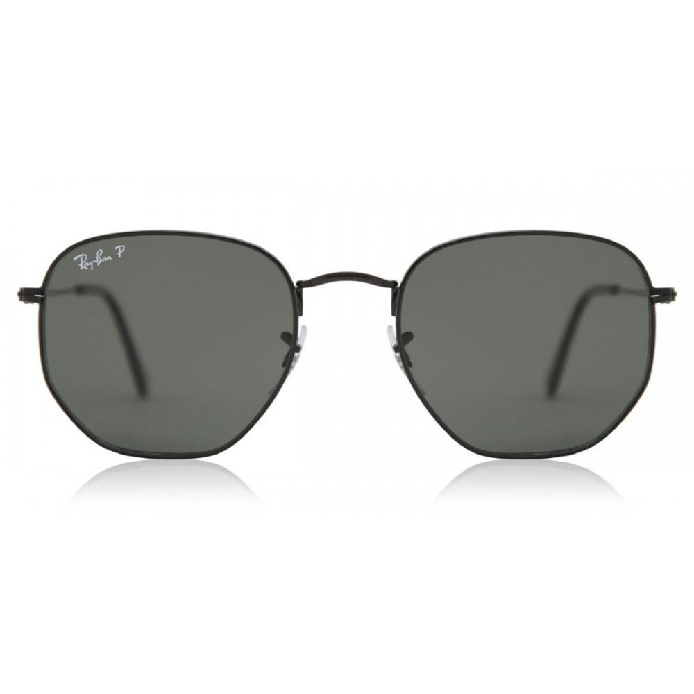 Ray Ban Rb3548n Hexagonal Metal Flat Lenses Polarized 002 58 Unisex Sunglasses