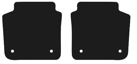 Rear Floor Mats For Bmw 7 G12 Sedan Long 2015