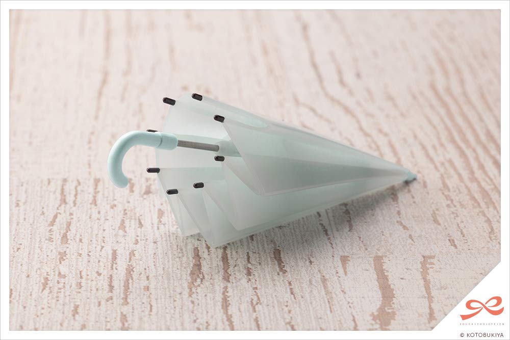 Sousai Shojo Teien Zestaw parasoli po szkole, Zestaw modelu plastikowego w skali 1/10, Wysokość około 96 mm, MV003