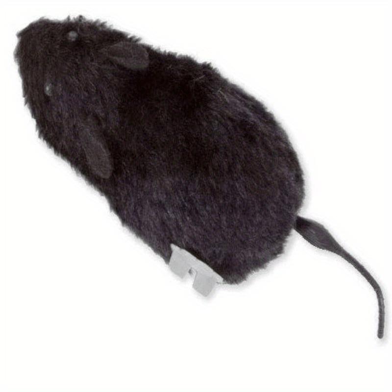 1pc Durable Interactive Clockwork Mouse Toy - Running Rat Plush for Cats & Small Dogs, Battery-Free, All Breed Sizes
