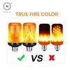 HOMLLY LED  Fire Flame Light Bulb (4 Modes Flickering) (X3PCS)
