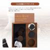 Gugxiom 4-in-1 Knock Box Tamper/Tamping Station, 58mm Espresso Tamper with Vintage Wood Snap-In Design, Espresso Machine Tamper Stand, 1.5L Powder Box