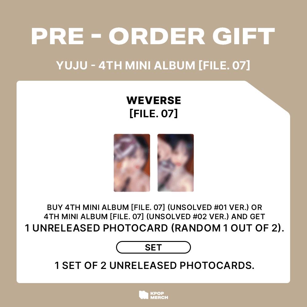 [Pre-order] YUJU - file. 07 (4th Mini)