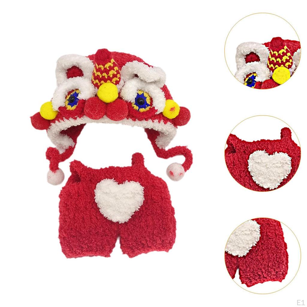 Doll Festive Clothes Pendant Outfits Cute Stylish Comfortable Detachable for Kids Lion Dance