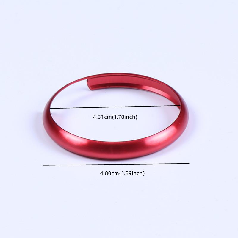 Inel de protecție pentru cheie din aliaj de aluminiu, decorare pentru lanț pentru BMW Mini Cooper Clubman Countryman, accesoriu pentru automobile.