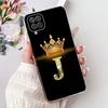 For Samsung Galaxy A12 Case M12 F12 New Crown Letters Cover Soft Silicone Phone Cases For Samsung A12 M 12 Galaxy M12 F12 Bumper