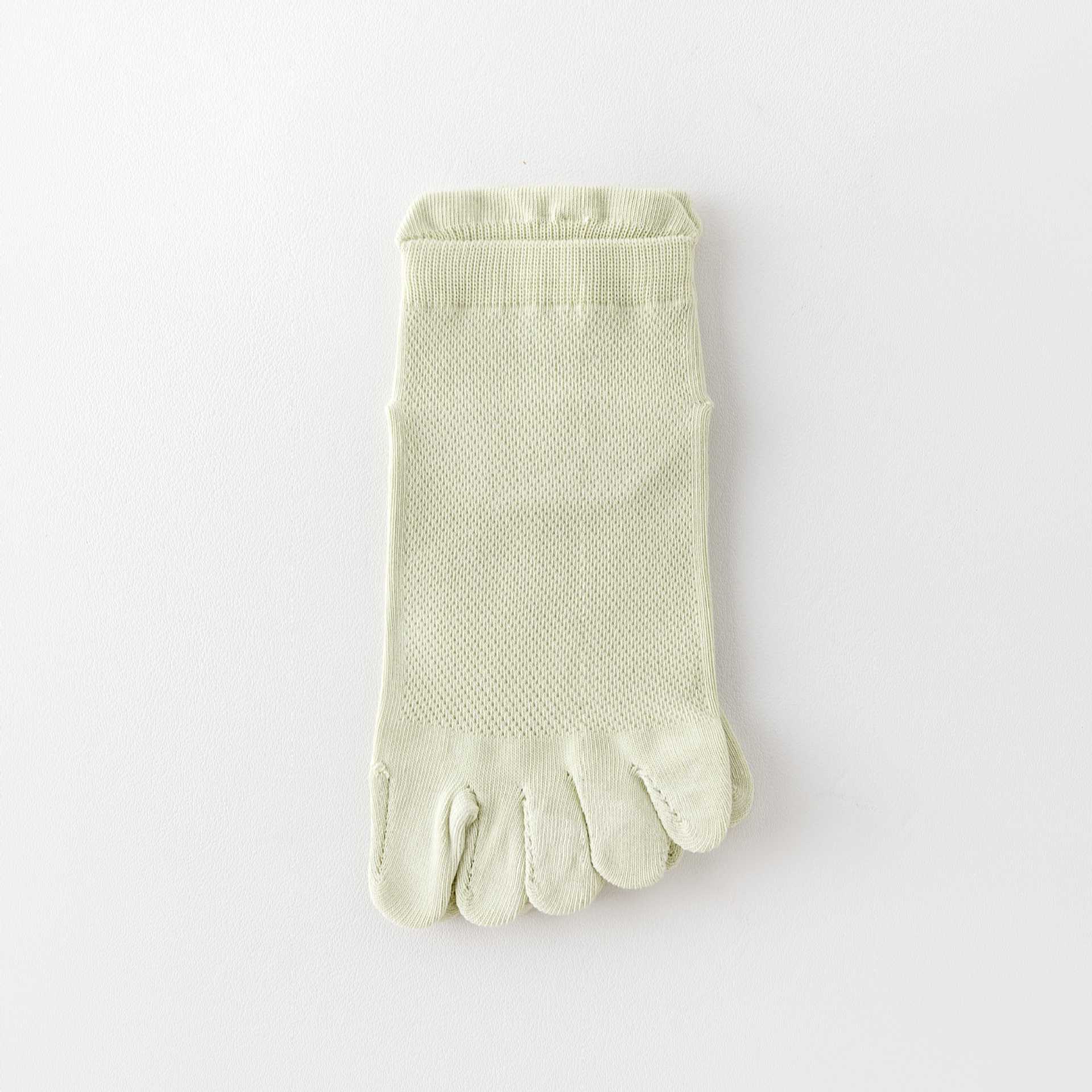 

Five-Finger Socks Boneless Anti-Pilling Split-Toe Ultra-Thin Women S Socks Antibacterial Cotton Socks Short Tube Mesh Socks One size fits all зелений