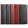 Retro Flip Leather Wallet Phone Case for Samsung Galaxy S25 Ultra S24 Plus S23 S22 Note 20 Ultra Card Holder Stand Soft Shell