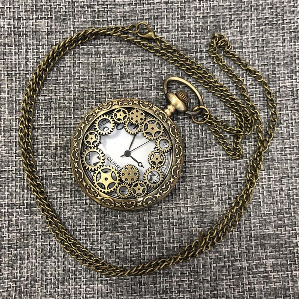 Pocket Watch Retro Style Flip Student Men's Mechanical Exquisite Test Hanging