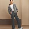 Skechers Soft Comfortable Versatile Wide Leg Flared Pants Women bottoms Oyster-Black L225W110-02KY