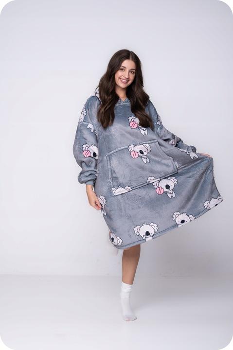 Decke Sweatshirt Oversize Warm Dick Kobblaza 2in1 XXL Koala Flauschig [Ub-Kb-Wz-11]