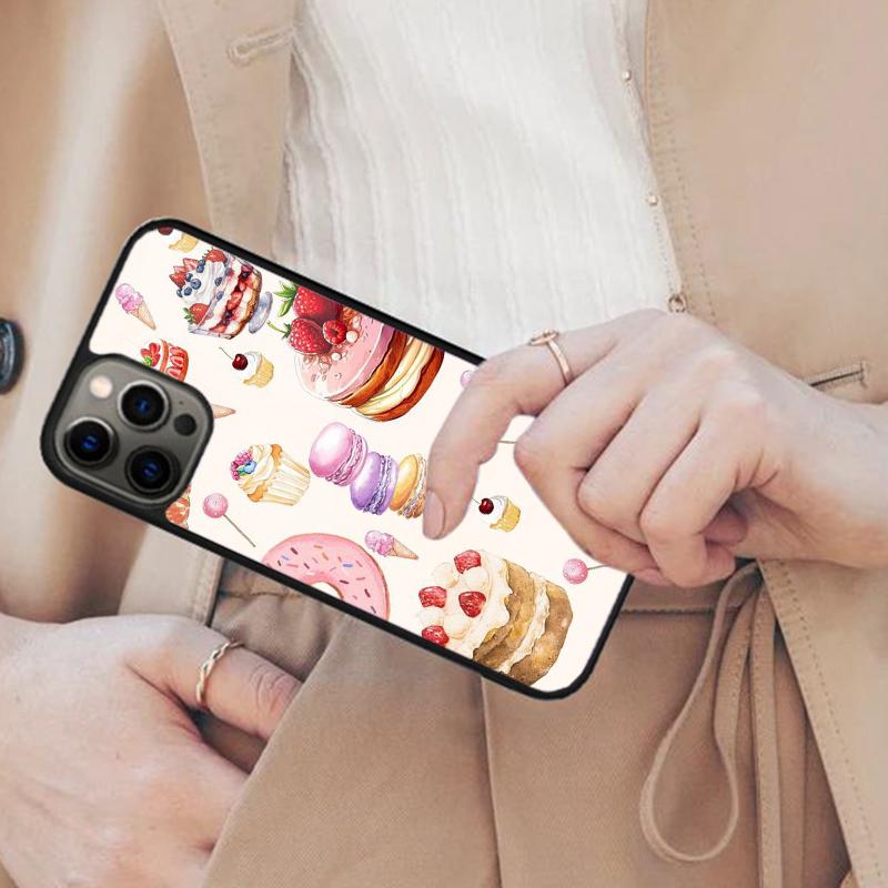 Cake Art Fancy Desert Magnetic Phone Case For APPLE iPhone 17 Air 16 14 13 12 Pro Max 15 Plus Wireless Charge With MagSafe Cover