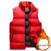 Men's Thickened Corduroy Patchwork Vest for Autumn/Winter