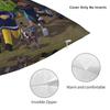 Fireman Sam Square Pillow Case Firefighters Cartoon Cushion Covers Awesome Zippered Decorative Pillowcase for Sofa 40*40cm