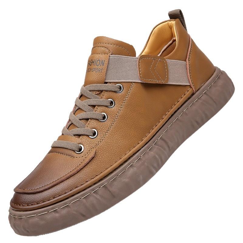 Men's shoes autumn new bread shoes retro men's tooling casual leather shoes genuine leather cow shoes