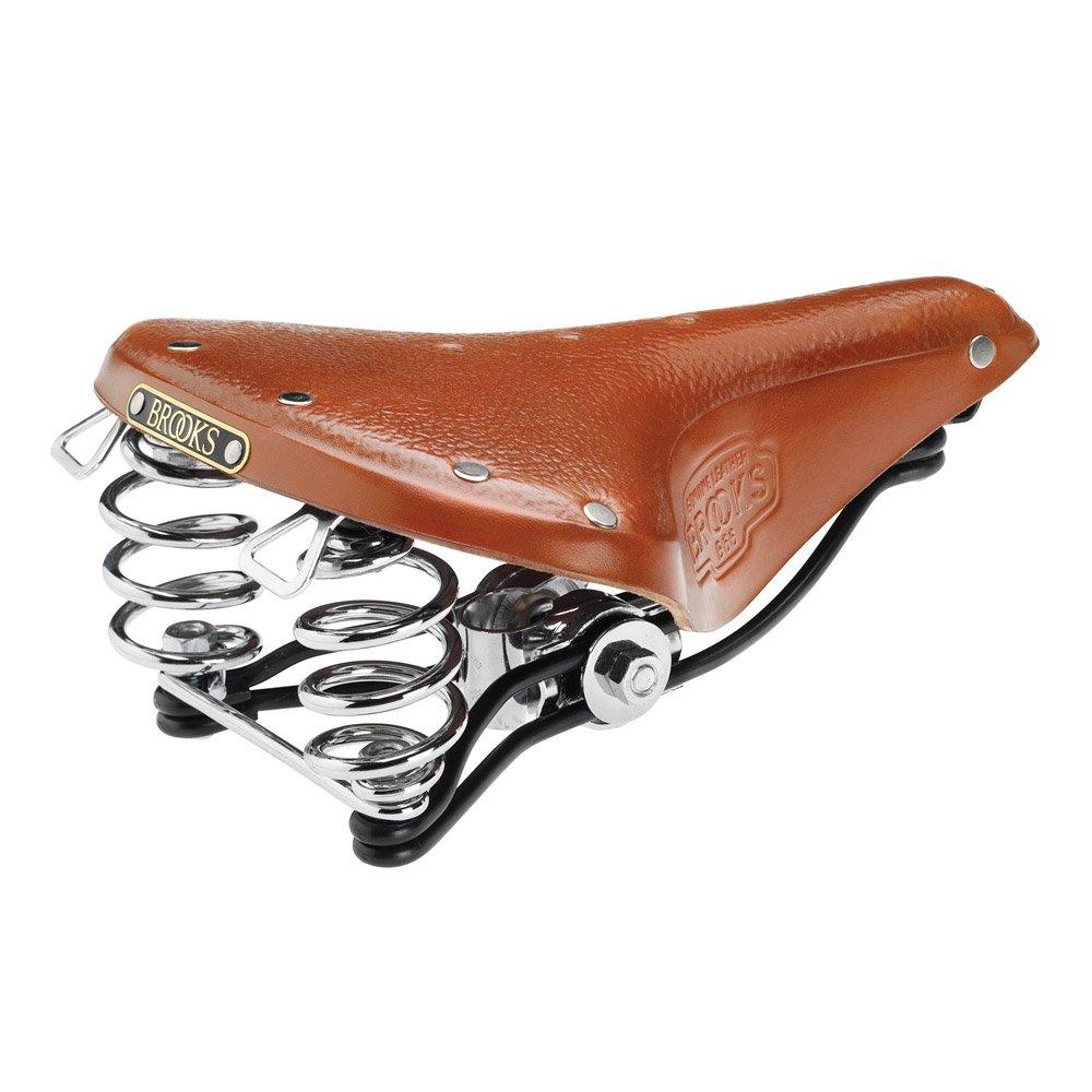 

BROOKS Leather Saddle B66 HONEY with springs for city riding and touring Japanese [Official Product]
