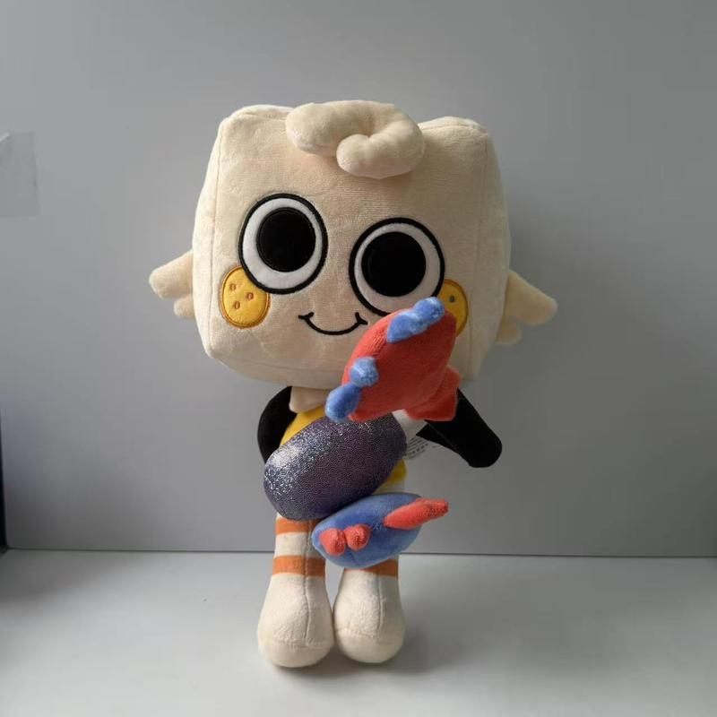 Neues 35cm D-Dandys W-World Süßes Goob Deluxe Plüschtier mit magnetischem Zubehör Weiche Stofftier-Spielfigur Puppe Heimdeko Geschenk
